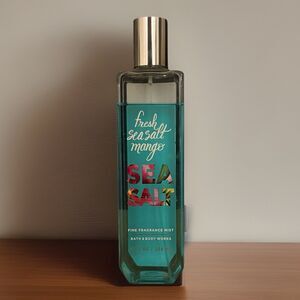 Bath & Body Works FRESH SEA SALT MANGO Fragrance Mist Spray 8 oz (80% Full)